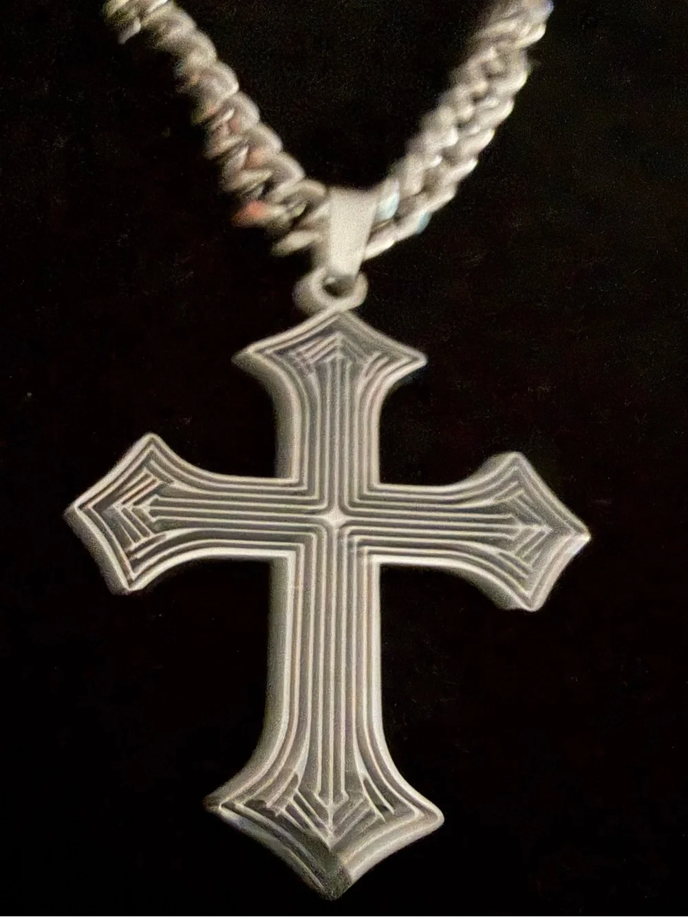 Von Dutch Cross Pendant Necklace NWT